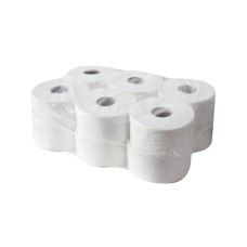 Toalettpapír 2 rétegű közületi átmérő: 19 cm 100 % cellulóz 85 m/tekercs 12 tekercs/karton