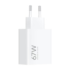 Töltő hálózati XIAOMI HYPERCHARGE hálózati töltő USB aljzat (67W, gyorstöltő) fehér